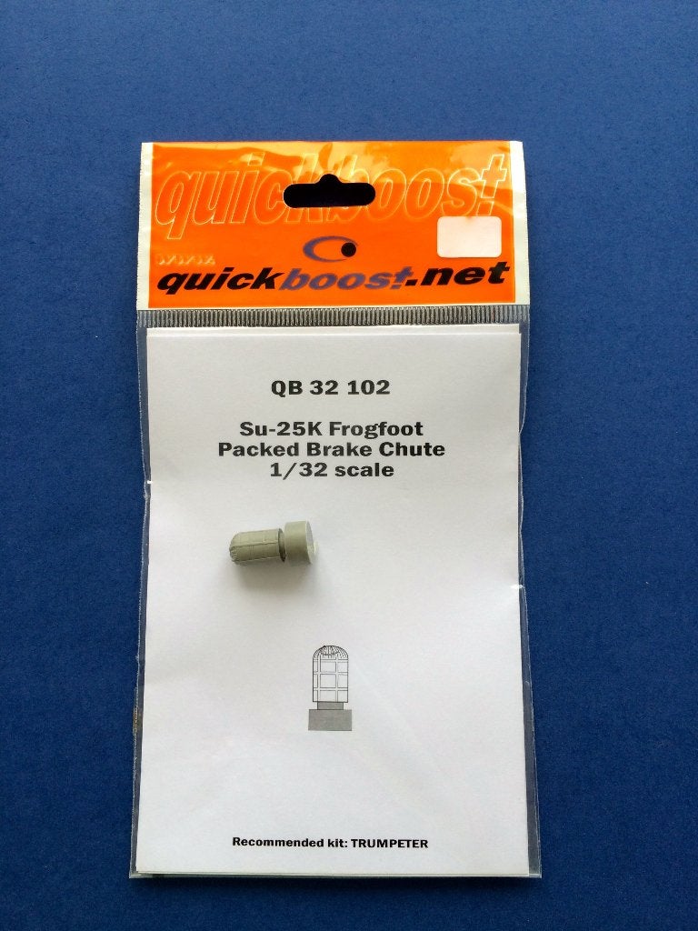 Quickboost	32102	Su-25K Frogfoot - Packed Brake Chute 1/32, Overige merken, Verzenden, Nieuw, Groter dan 1:72