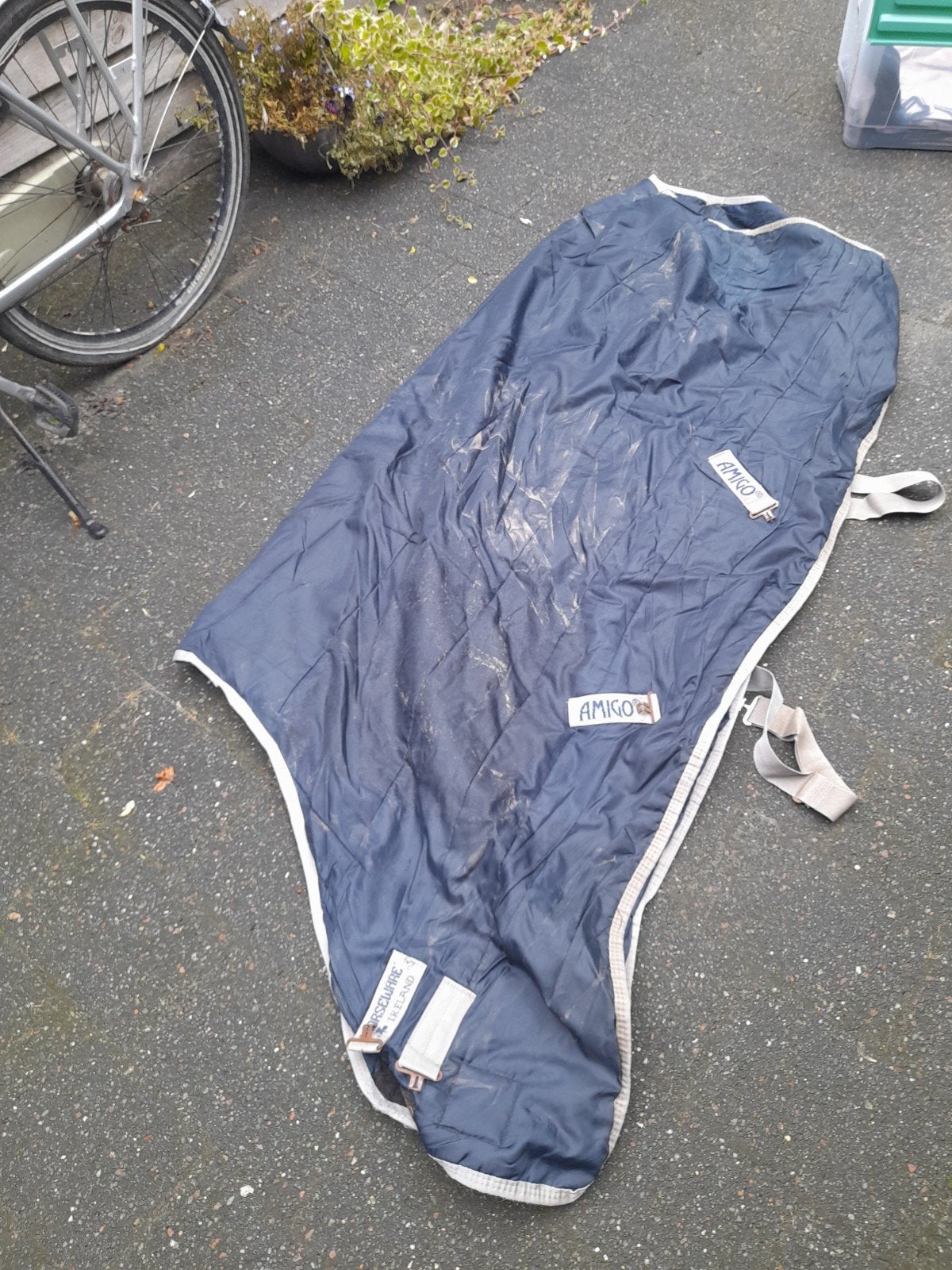 Onderdeken Amigo, Dieren en Toebehoren, 100 g, Gebruikt, Ophalen of Verzenden, Dubbele borstsluiting