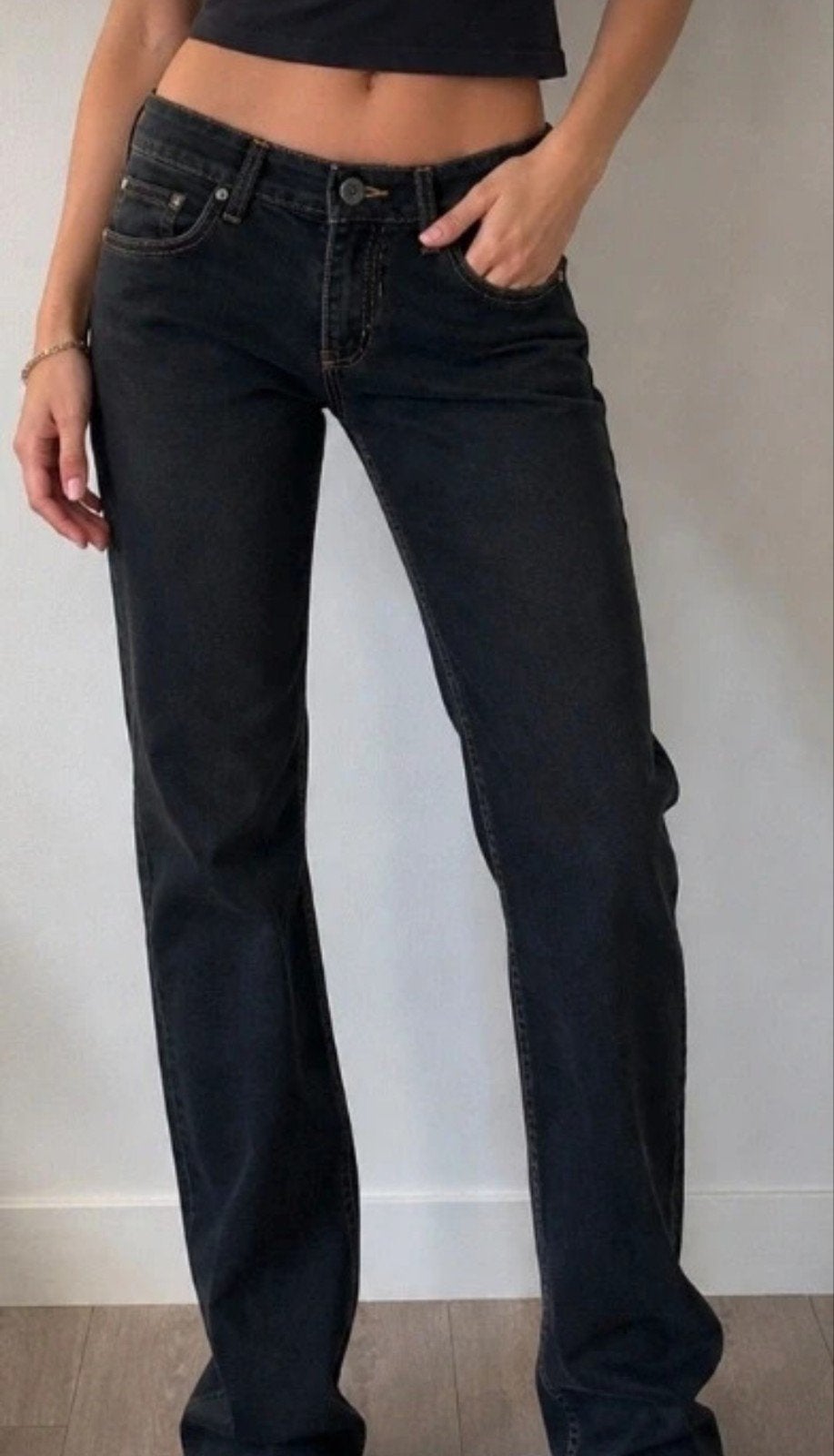 Zwarte Cambio jeans, mt 38, lange pijpen, Cambio, Zwart, Ophalen of Verzenden, W28 - W29 (confectie 36)