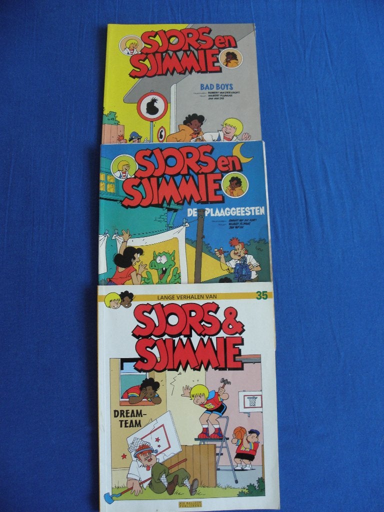 3 X Sjors & Sjimmie, Boeken, Meerdere stripboeken, Ophalen of Verzenden, Gelezen