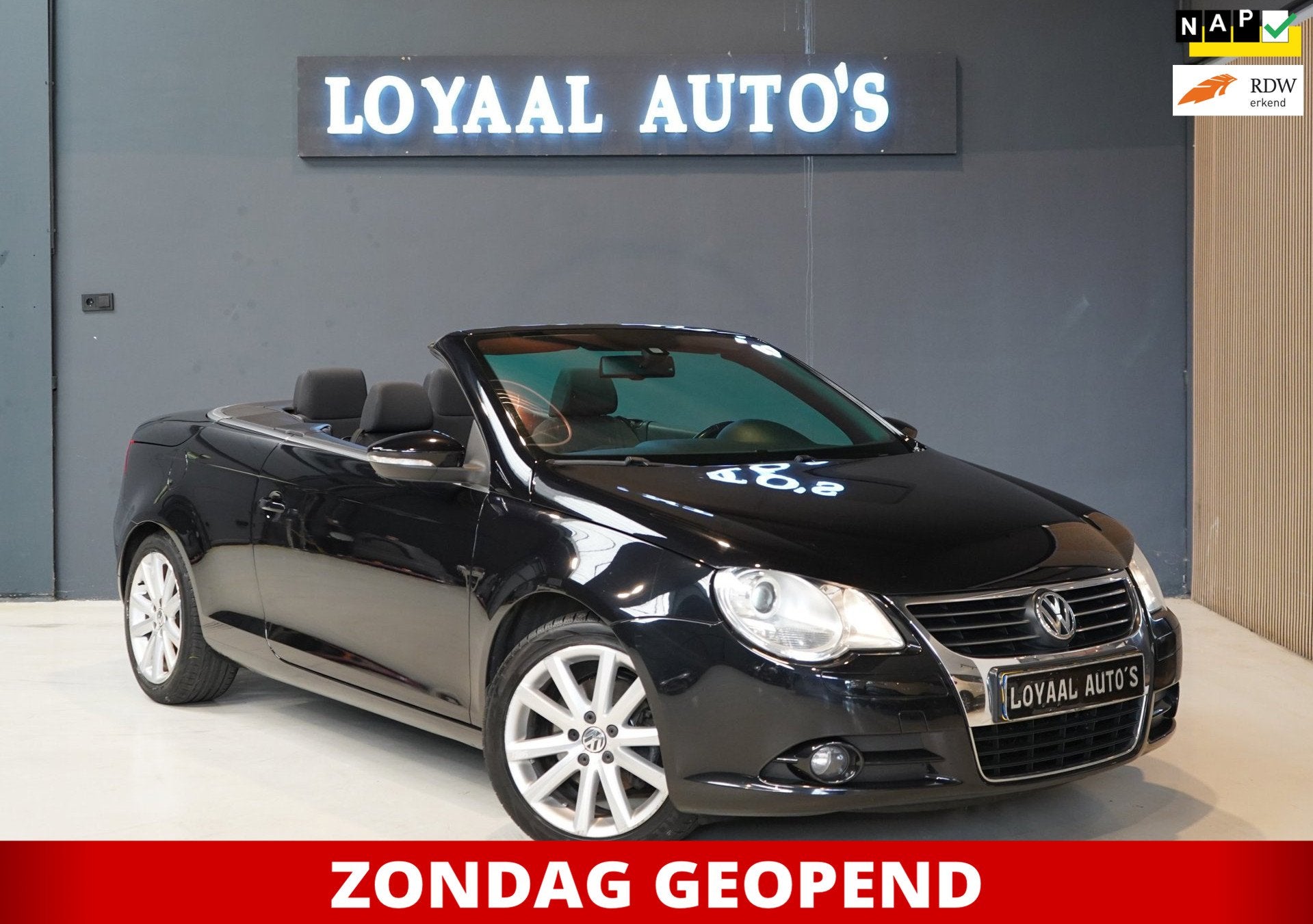 Volkswagen Eos 1.4 TSI Highline BlueMotion | SCHUIFDAK | NAP, Voorwielaandrijving, Stof, Gebruikt, 4 cilinders