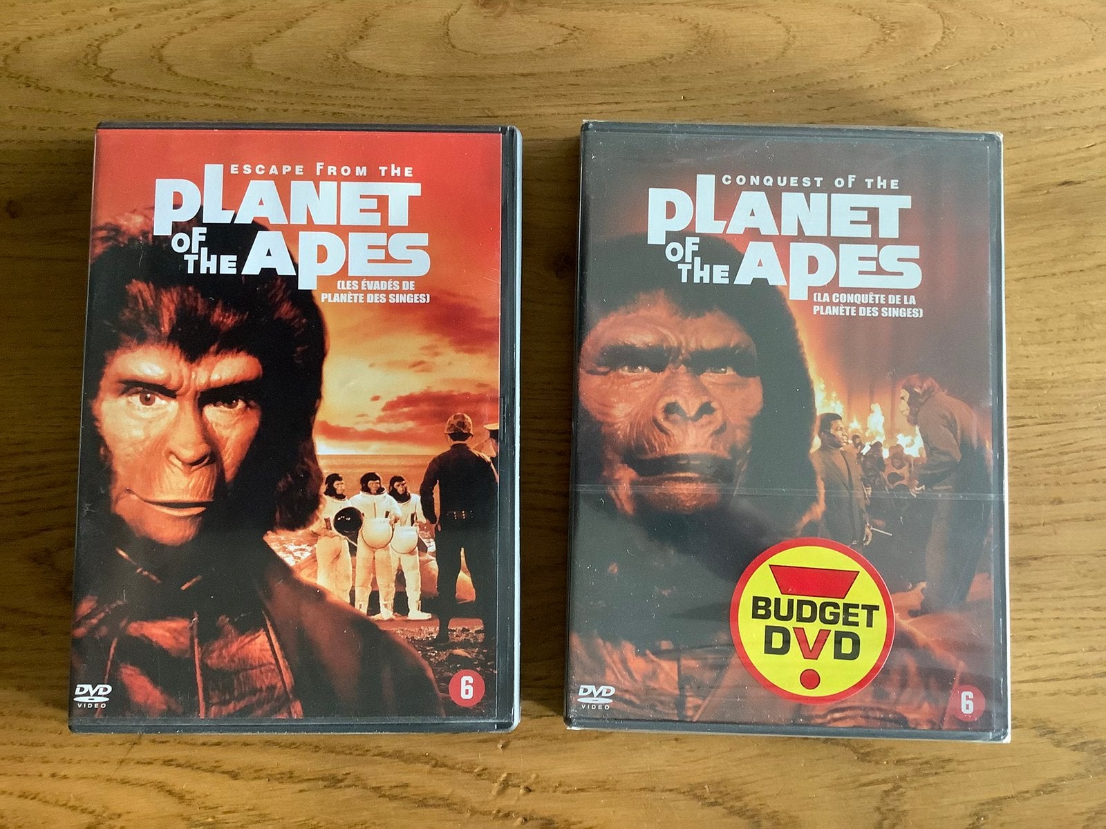 Planet of the Apes, 2 films Charlton Heaton enz., Alle leeftijden, Ophalen of Verzenden, Zo goed als nieuw