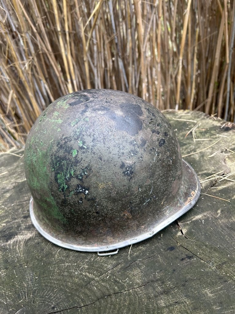 Amerikaanse helm WO2, Verzamelen, Ophalen of Verzenden, Amerika, Helm of Baret