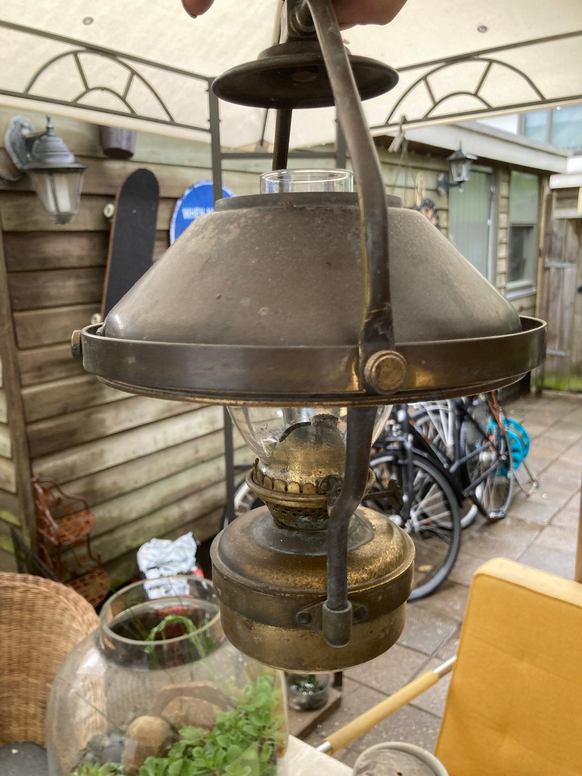 Oude Scheepslantaarn - DHR Made in Holland, Ophalen of Verzenden