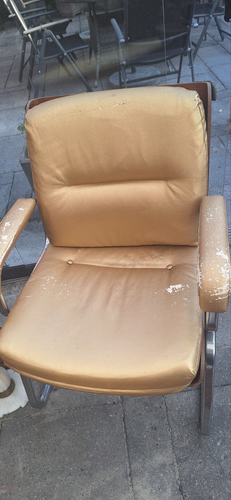 2 mooie design  stoelen, Huis en Inrichting, Ophalen of Verzenden, 75 tot 100 cm