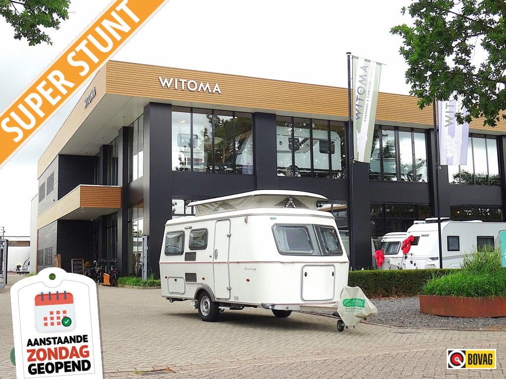 Eriba Touring 530 ZONDAG 11 OKT OPEN HUIS, Caravans en Kamperen, Standaardzit, Reservewiel, Bedrijf, 750 - 1000 kg