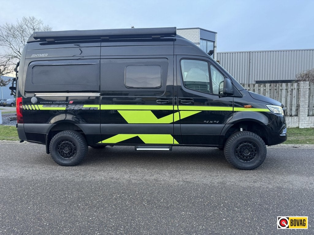 Prachtige Hymer Grand Canyon S crossover-pakket 4x4 190 PK, Chemisch toilet, Buscamper of Camperbus, Koelkast, Treinzit