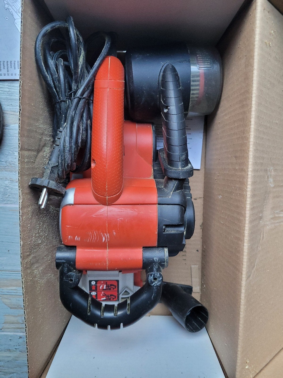 Black & Decker Bandschuurmachine 720W - Zo goed als nieuw, Ophalen of Verzenden, Zo goed als nieuw, 600 tot 1200 watt, Bandschuurmachine