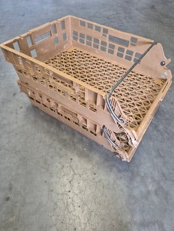 Stevige stapelbare bakkerij kratten - Ideaal voor opslag en, Ophalen, Gebruikt, 40 tot 60 cm, 50 tot 75 cm
