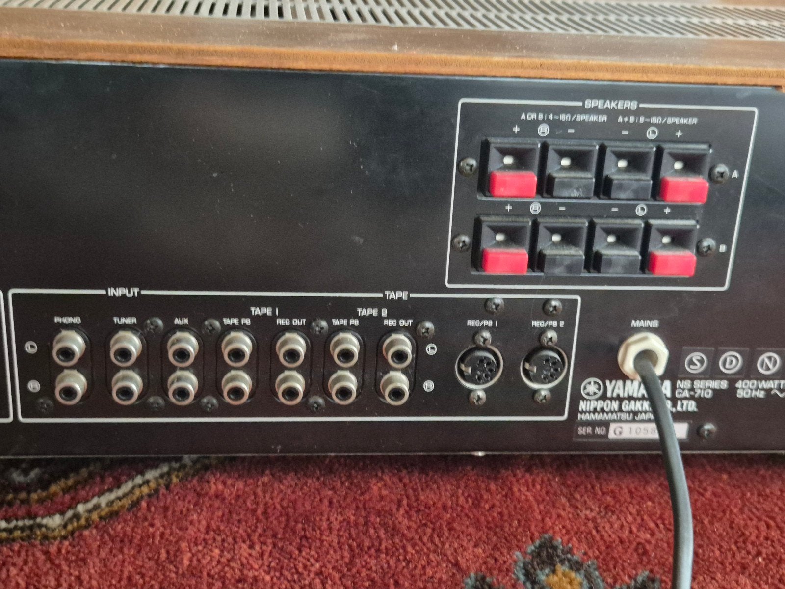 Foto 5 van yamaha CA 710 versterker