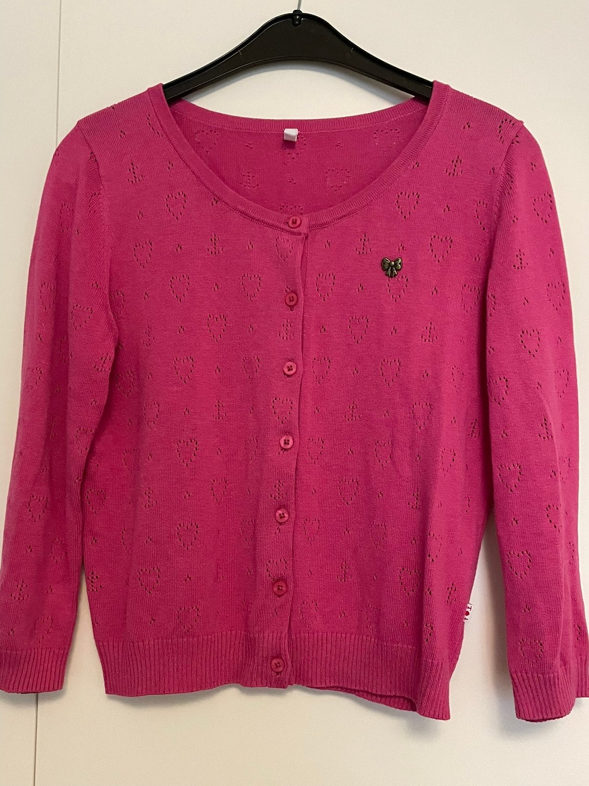 Blutsgeschwister Heart Ajour Cardigan maat M, Verzenden, Zo goed als nieuw, Maat 38/40 (M), Roze
