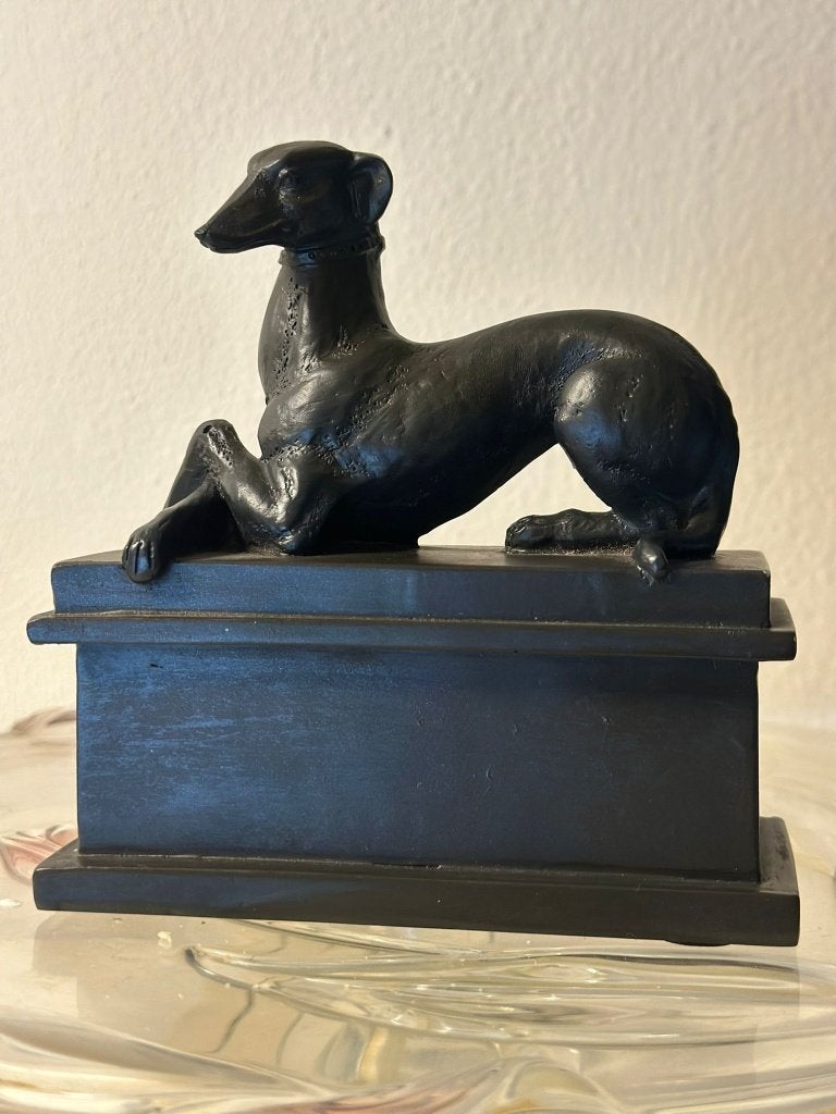 De Melannco Greyhound Dog windhond beeld, Ophalen of Verzenden