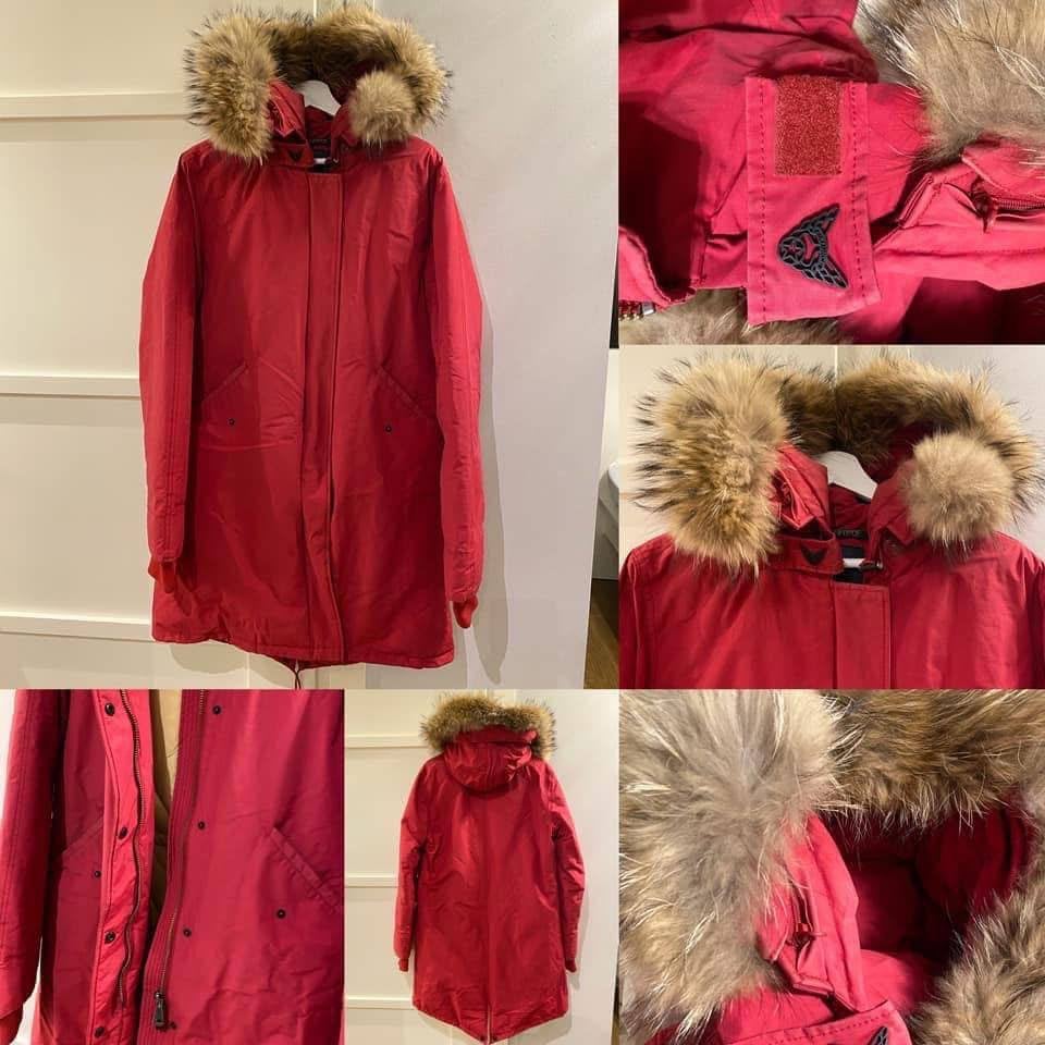 Airforce Parka Winterjas, Ophalen of Verzenden, Gedragen, Maat 46/48 (XL) of groter, Rood