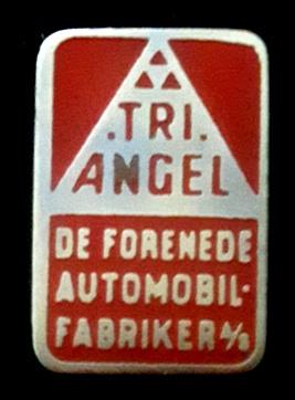 Triangel (Deens automerk) speld, Verzenden, Zo goed als nieuw, Transport, Speldje of Pin