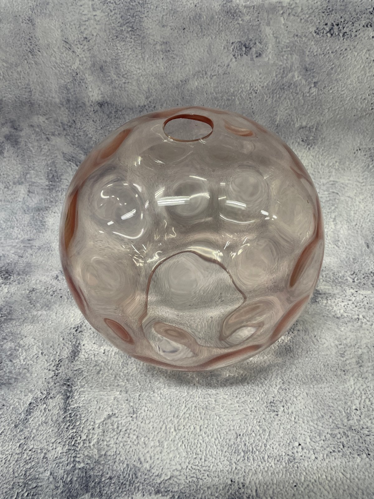 Made Ilaria Hanglamp Glazen Bol 20 cm Roze, Ophalen of Verzenden, Zo goed als nieuw, Glas