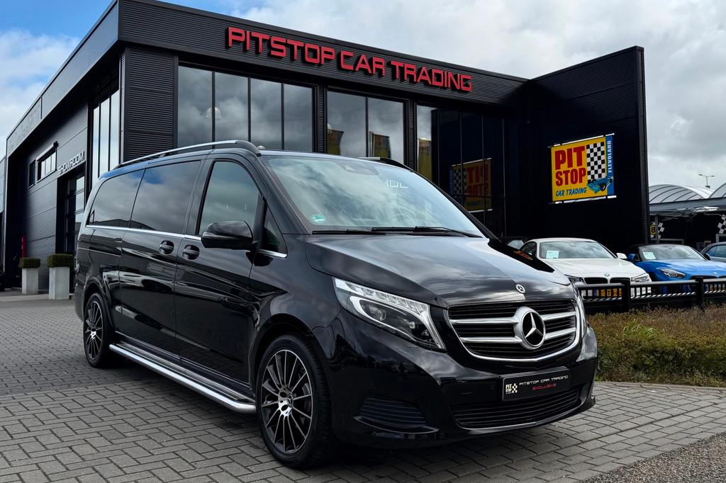 Mercedes-Benz V-klasse 250d Extra Lang DC AMG, 5-Persoons, C, Auto's, Bestelauto's, Automaat, 15 km/l, Gebruikt, Zwart