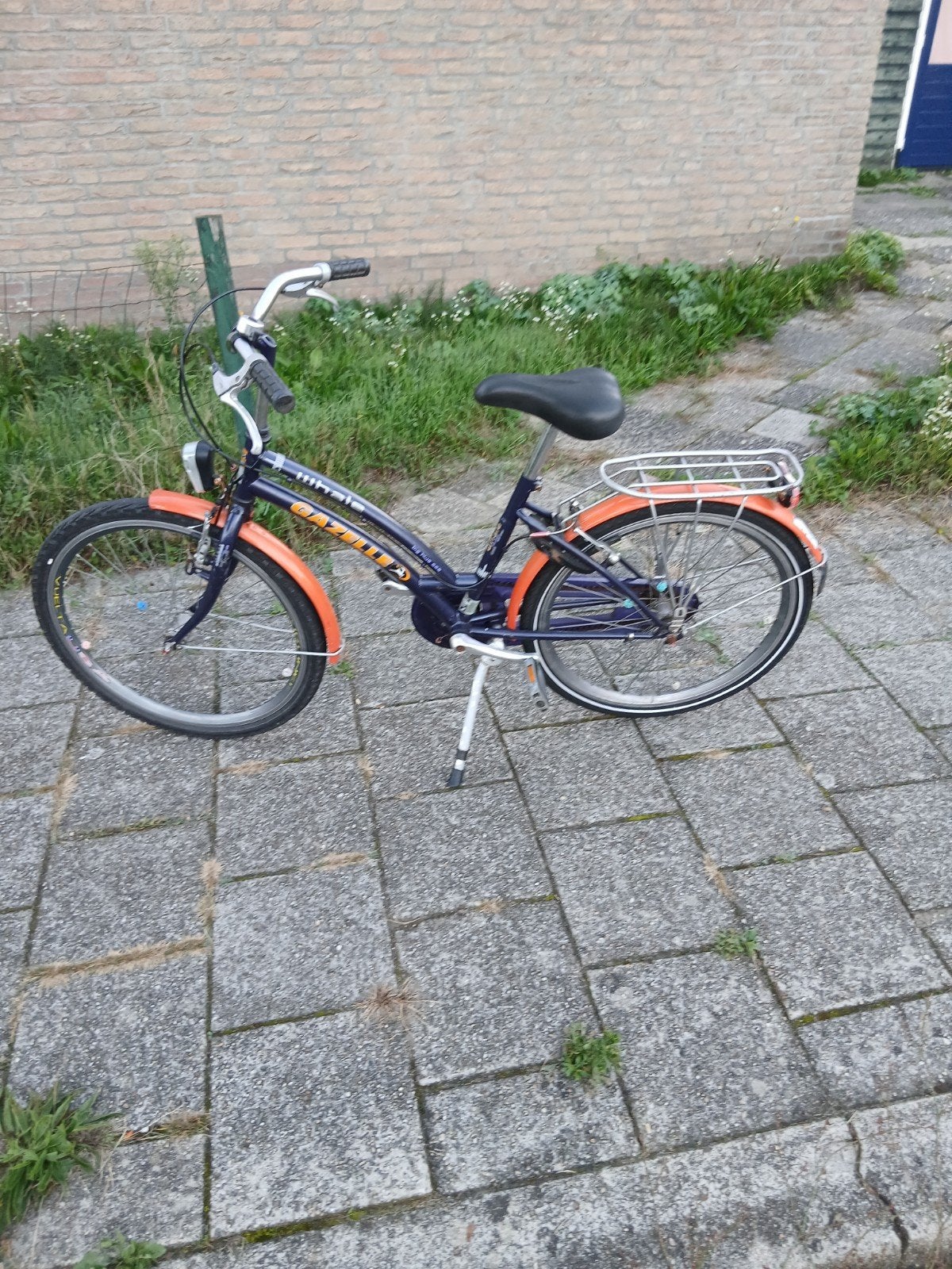 gazelle meisjes fiets terugtraprem 2 handremmen 24inch, Ophalen, Gebruikt, 24 inch