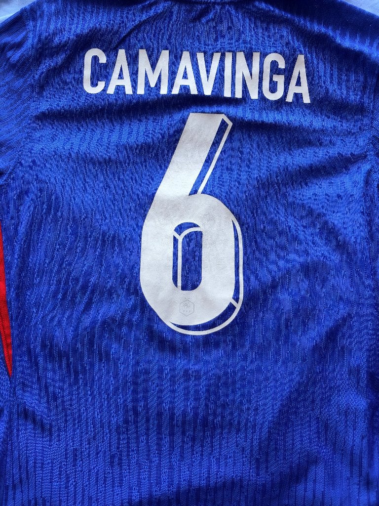 Frankrijk thuisshirt Camavinga #6 - Maat M, Maat M, Verzenden, Zo goed als nieuw, Shirt
