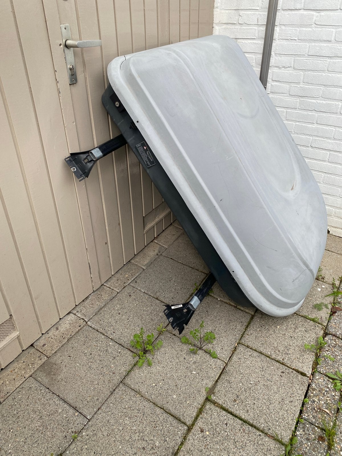 Dakkoffer incl Peugeot dakdragers, Ophalen of Verzenden, Gebruikt