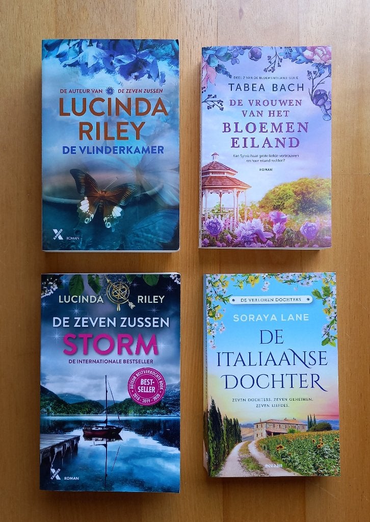 Set boeken oa met Storm en de Vlinderkamer van L. Riley, Ophalen of Verzenden, Nieuw