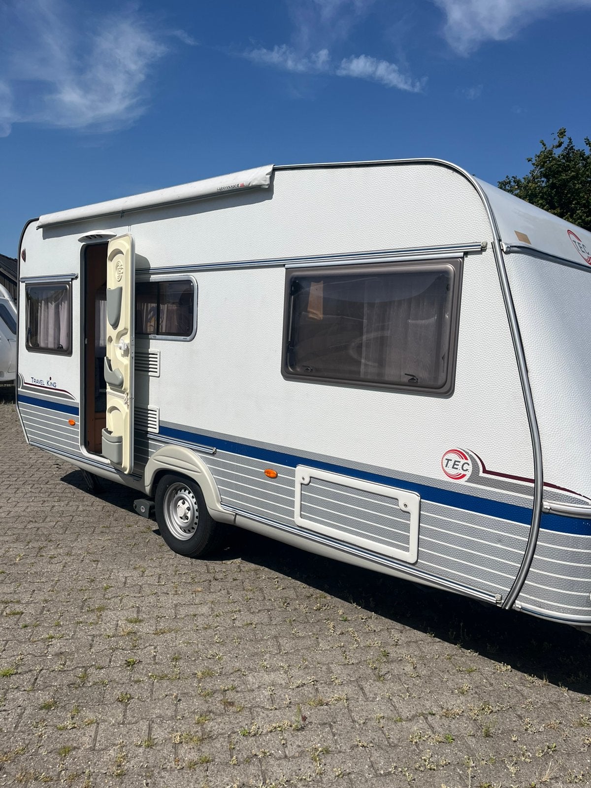 Tec 490! Voortent, mover, luifel! Enkele bedden, Caravans en Kamperen, Kachel, Hobby, Bedrijf, Treinzit