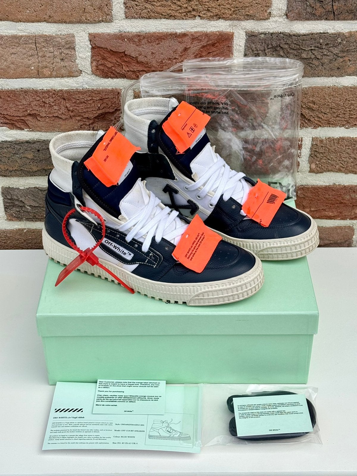 Off-White sneakers Off Court 3.0 maat 40, Blauw, Ophalen of Verzenden, Sneakers of Gympen, Zo goed als nieuw