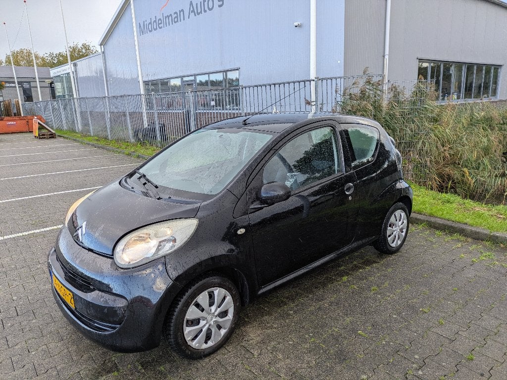 Citroen C1 2010 139700, Auto's, Voorwielaandrijving, Zwart, Zwart, Handgeschakeld