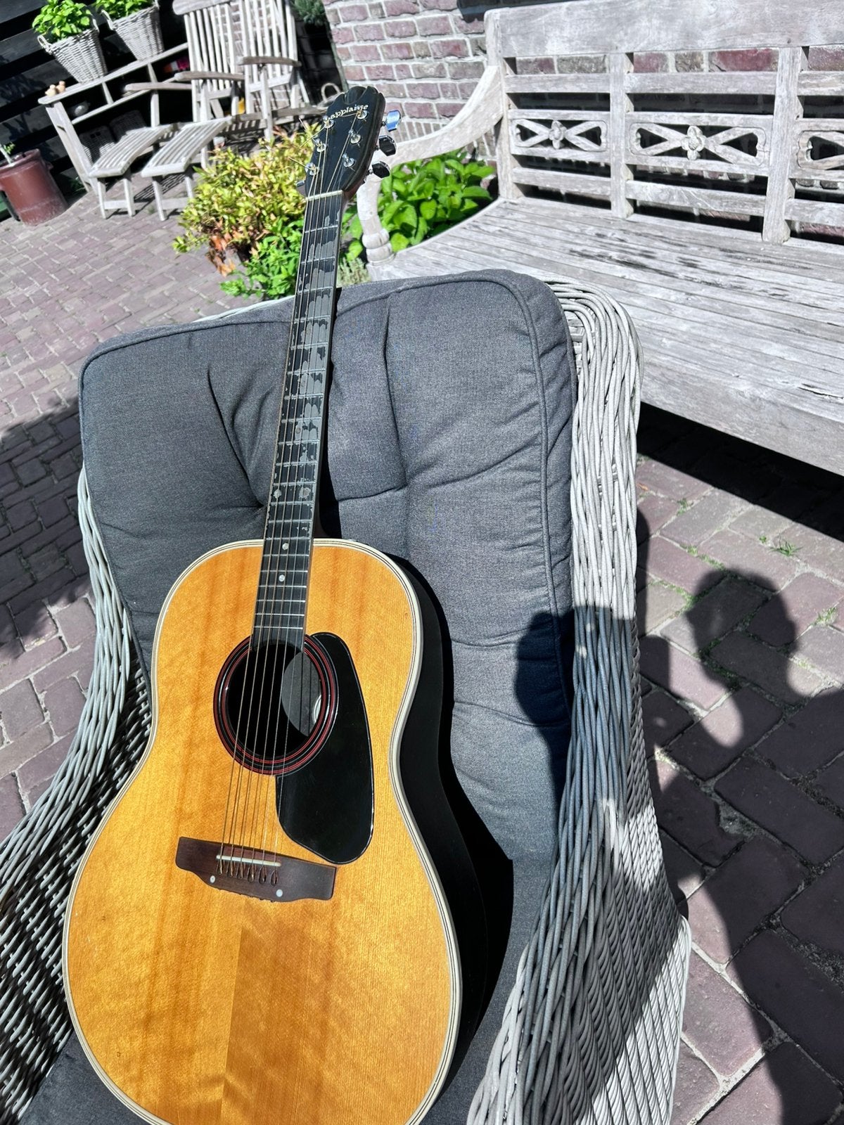 Applause AA14-4 bowlgitaar USA 1976, Ophalen, Gebruikt, Western- of Steelstringgitaar