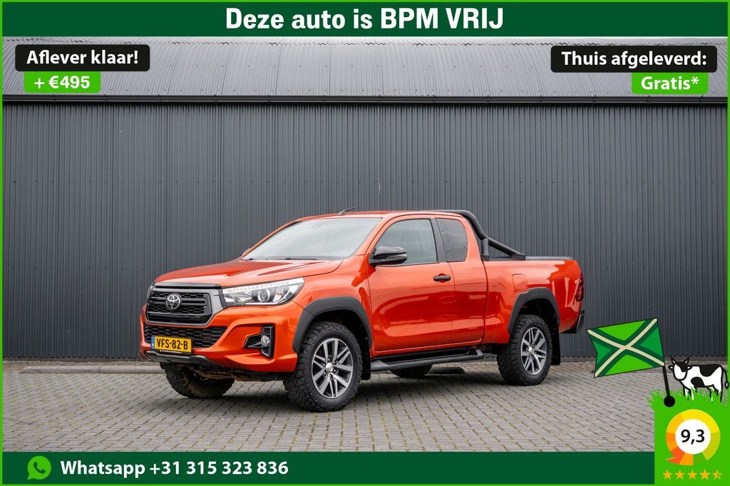 Toyota Hilux 2.4 D 4WD | 150 PK | LED | Camera | Cruise | Na, Auto's, Toyota, 15 km/l, Gebruikt, 150 pk, Bedrijf