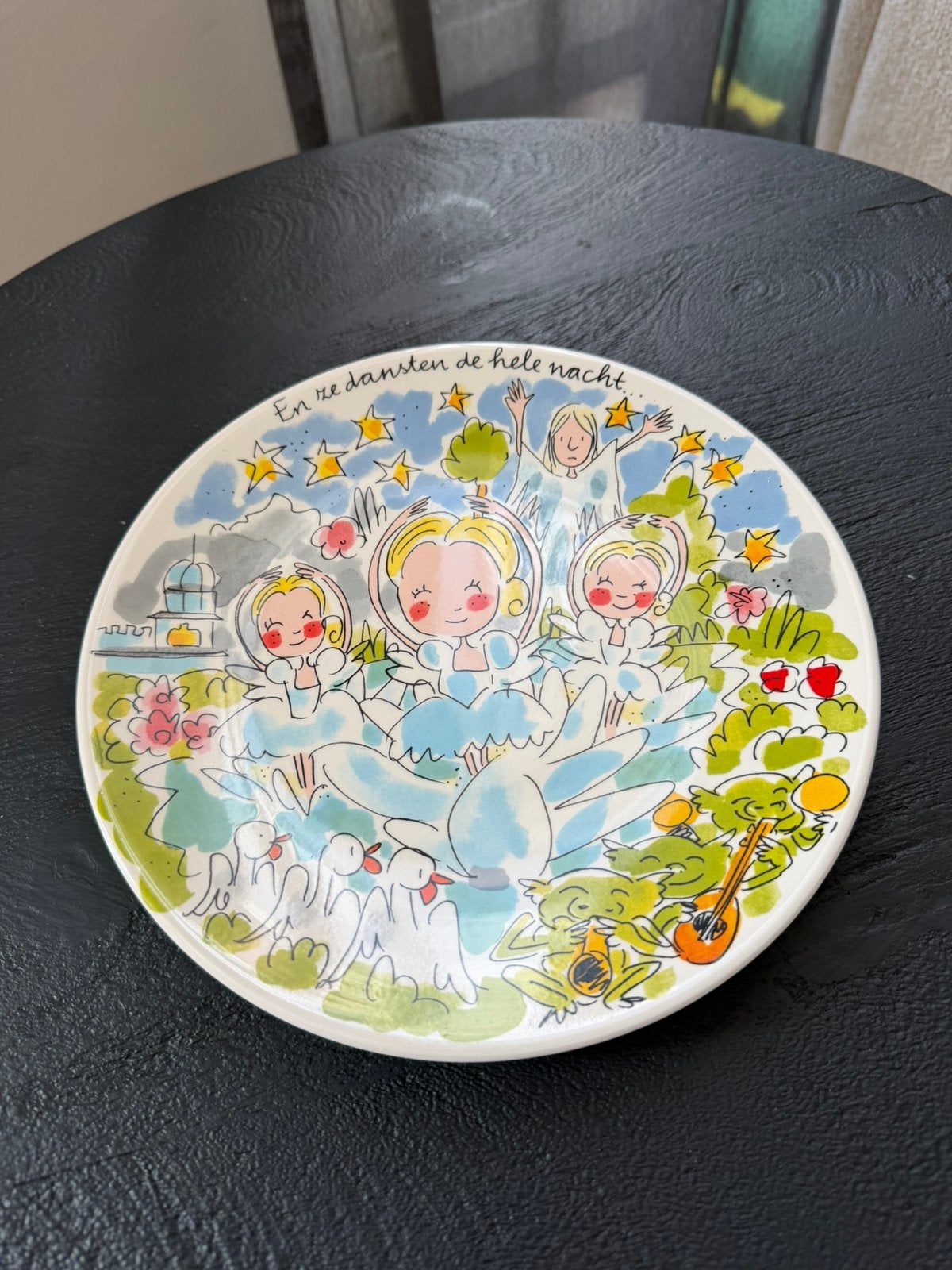 Blond Amsterdam Efteling ontbijtbord - Waterlelies (Ø 22 cm), Ophalen of Verzenden, Overige typen