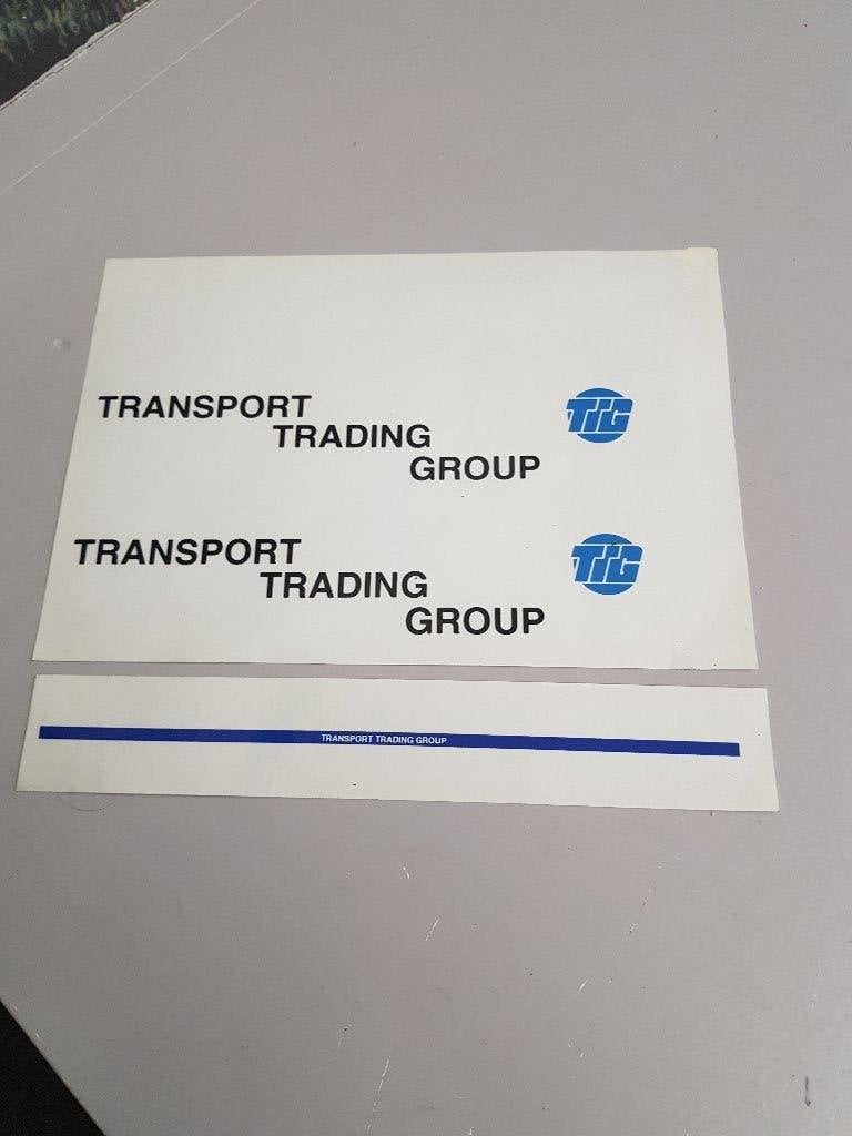 Te koop stickerset TTG Hoek van Holland schaal 1/50, Ophalen of Verzenden, Nieuw, Bus of Vrachtwagen