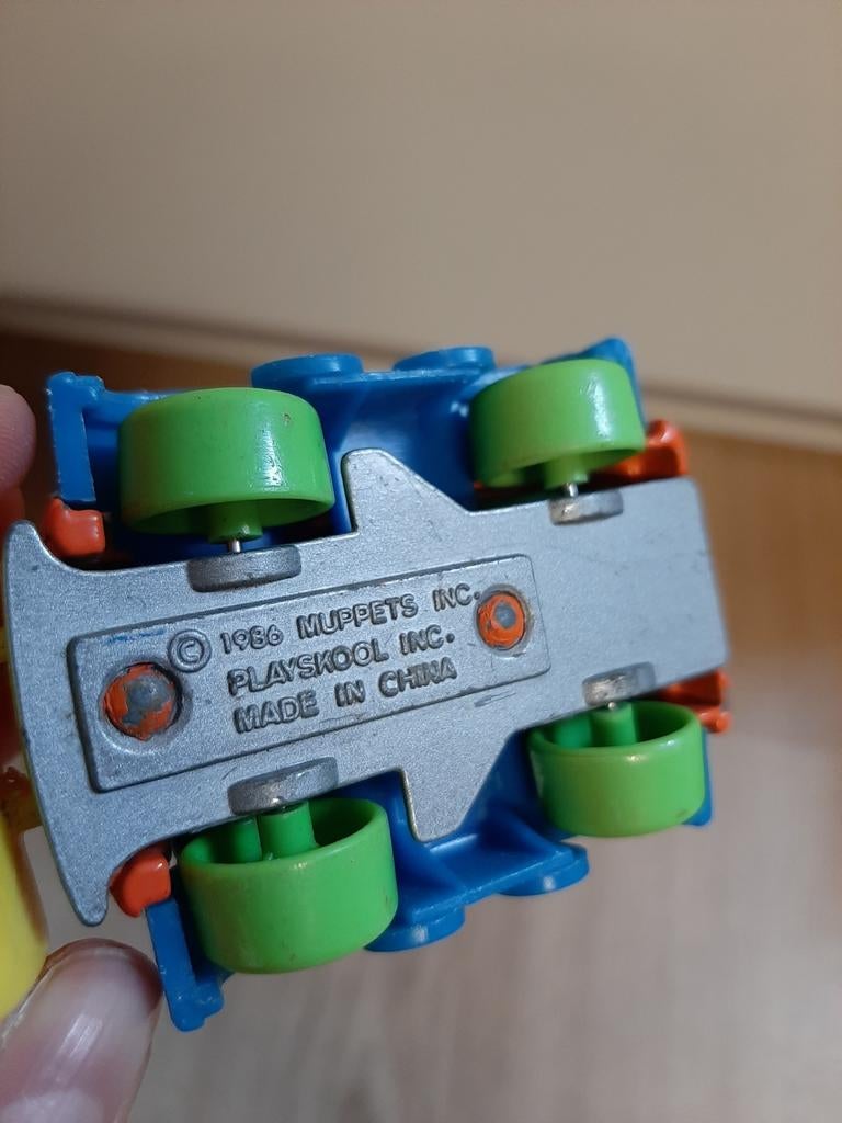 Sesamstraat Oscar bulldozer wagentje, Ophalen of Verzenden
