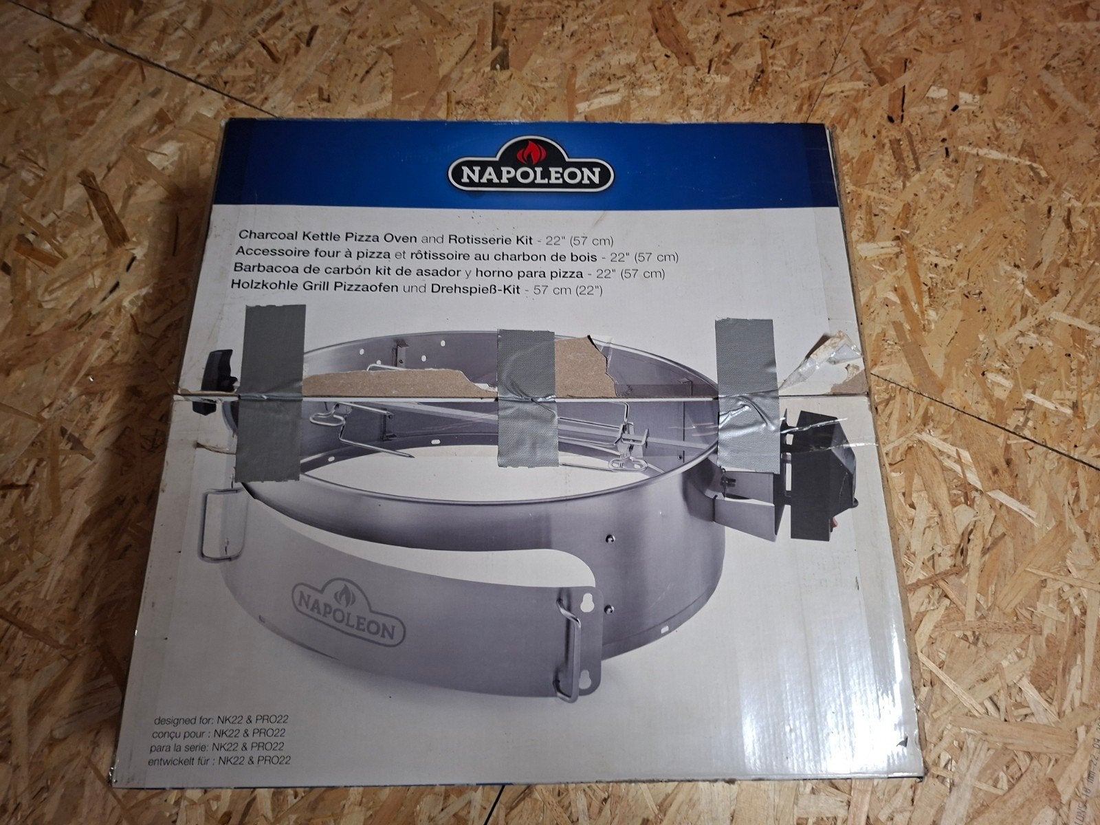 draaispit napoleon 57cm ook voor weber bbq, Ophalen of Verzenden, Nieuw, Napoleon