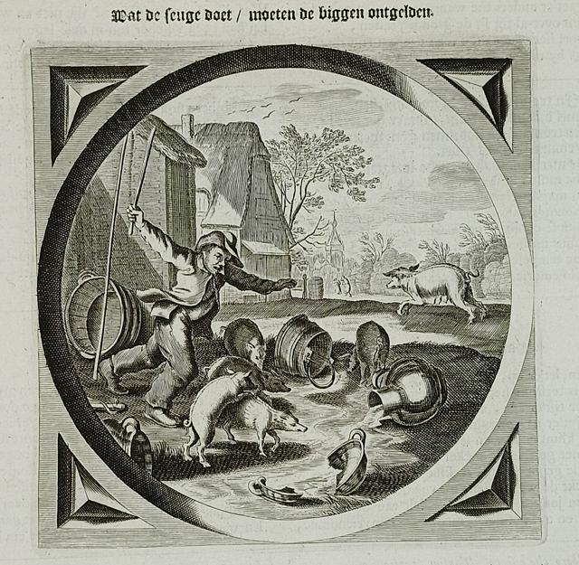 Kopergravure van Adriaen van de Venne (1589–1662), Verzenden