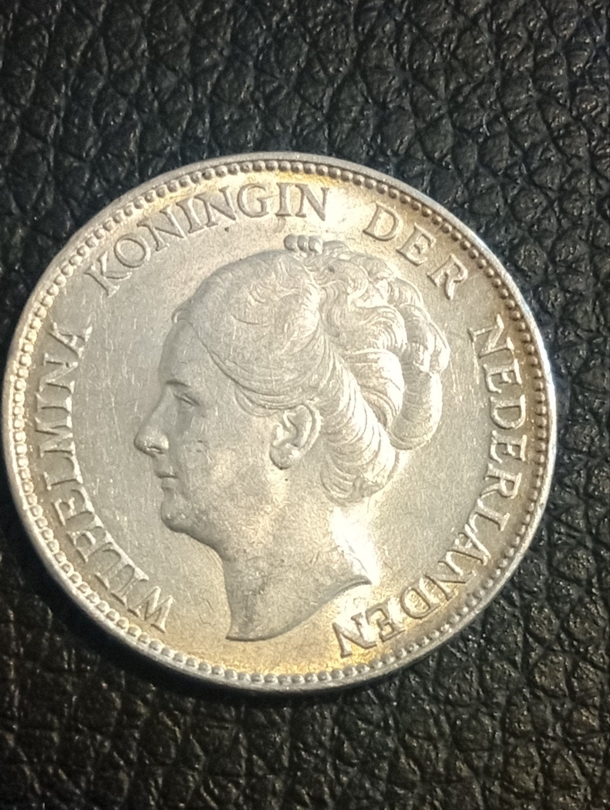 Zilveren 1 Gulden Munt Koningin Wilhelmina 1939, 1 gulden, Zilver, Ophalen of Verzenden, Koningin Wilhelmina