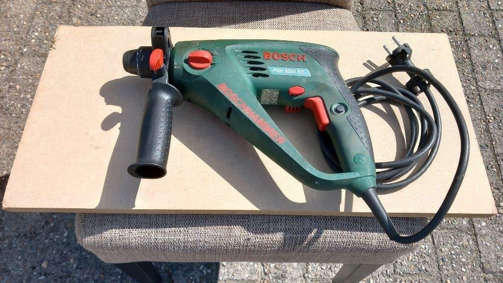 BOSCH  PBH 2000 RE BOORHAMER, Boor- en/of Breekhamer, Ophalen of Verzenden, Zo goed als nieuw, Variabele snelheid