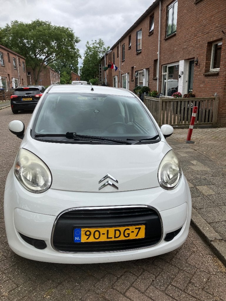 Citroën C1 2010 3-deurs 1.0, Stof, C1, Wit, 1180 kg