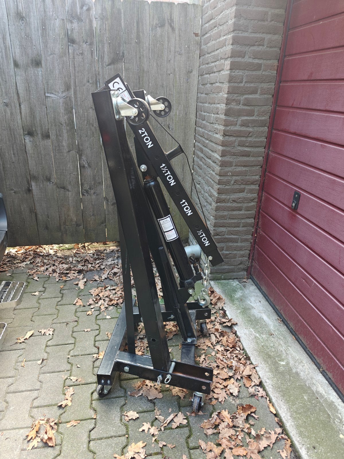 Garagekraan / Werkplaatskraan 2 Ton, Ophalen, Gebruikt