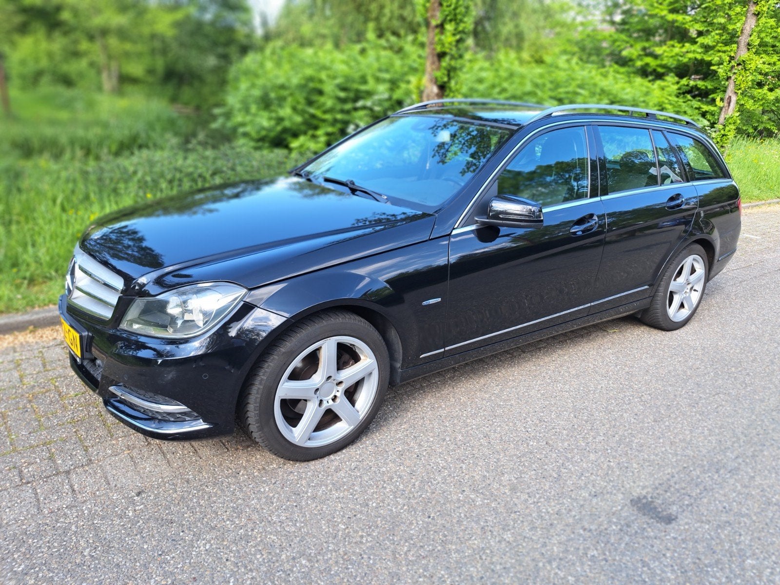 Mercedes-Benz C-Klasse C180 Avantgarde Estate Aut7 11-2011, Automaat, 1800 kg, 1796 cc, Zwart