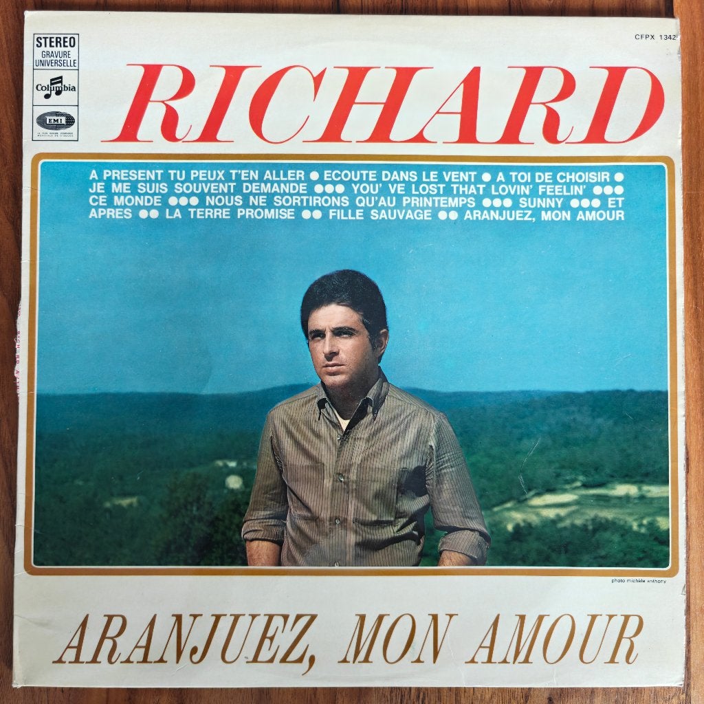LP - Richard Anthony – Aranjuez, Mon Amour, Ophalen of Verzenden, Gebruikt, 12 inch