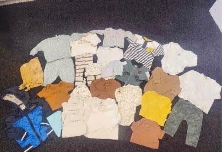 Babykleding pakket maat 50/56, Ophalen of Verzenden, Gebruikt, Maat 56