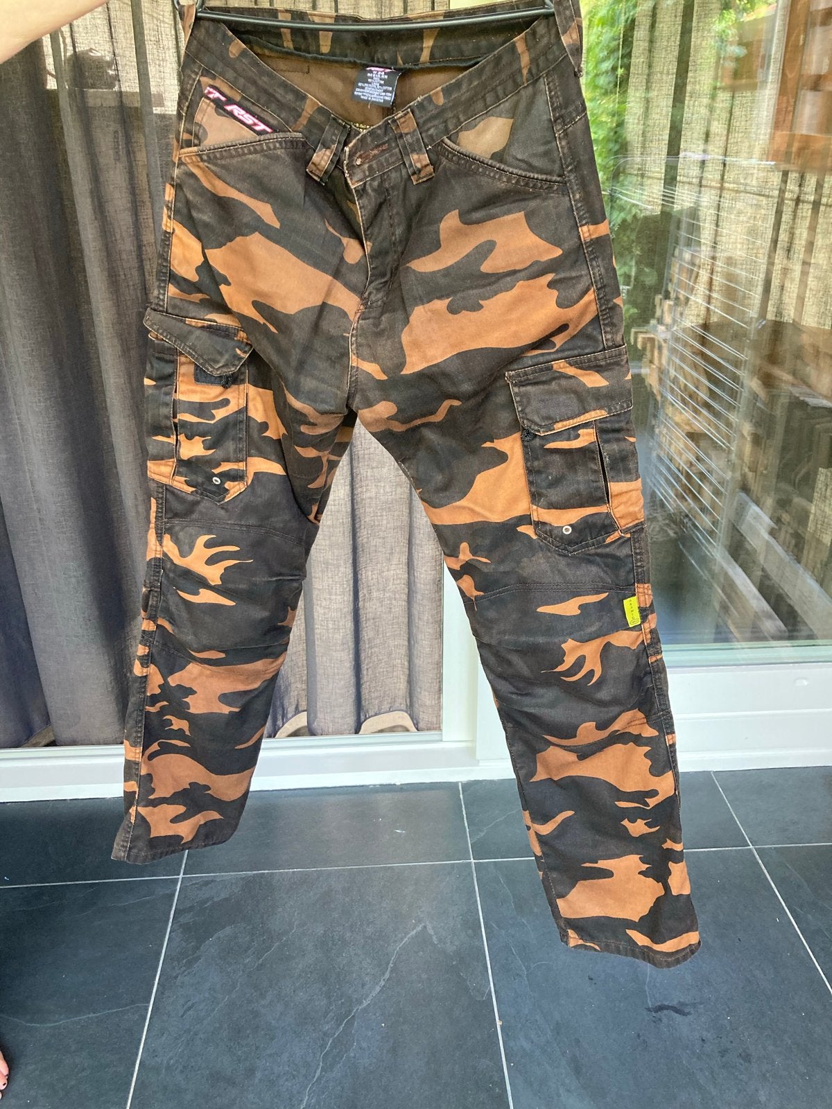 Gebruikte RST Motorbroek Camouflage Maat 34/33 met Aramid Fi, Ophalen, Tweedehands, Heren, Broek | textiel
