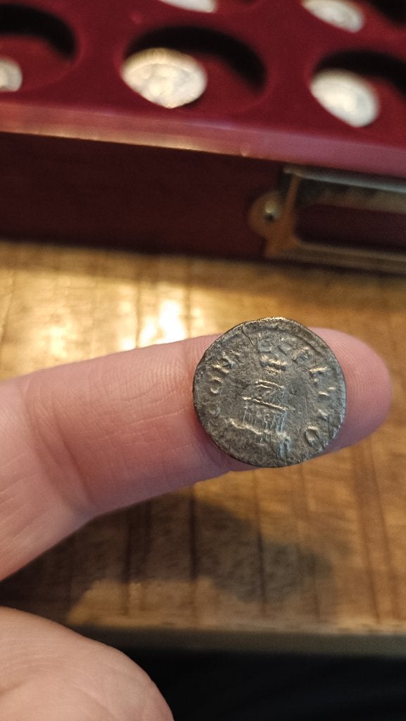 Romeinse zilveren munt Antonius Pius, Ophalen of Verzenden, Italië, Losse munt, Zilver