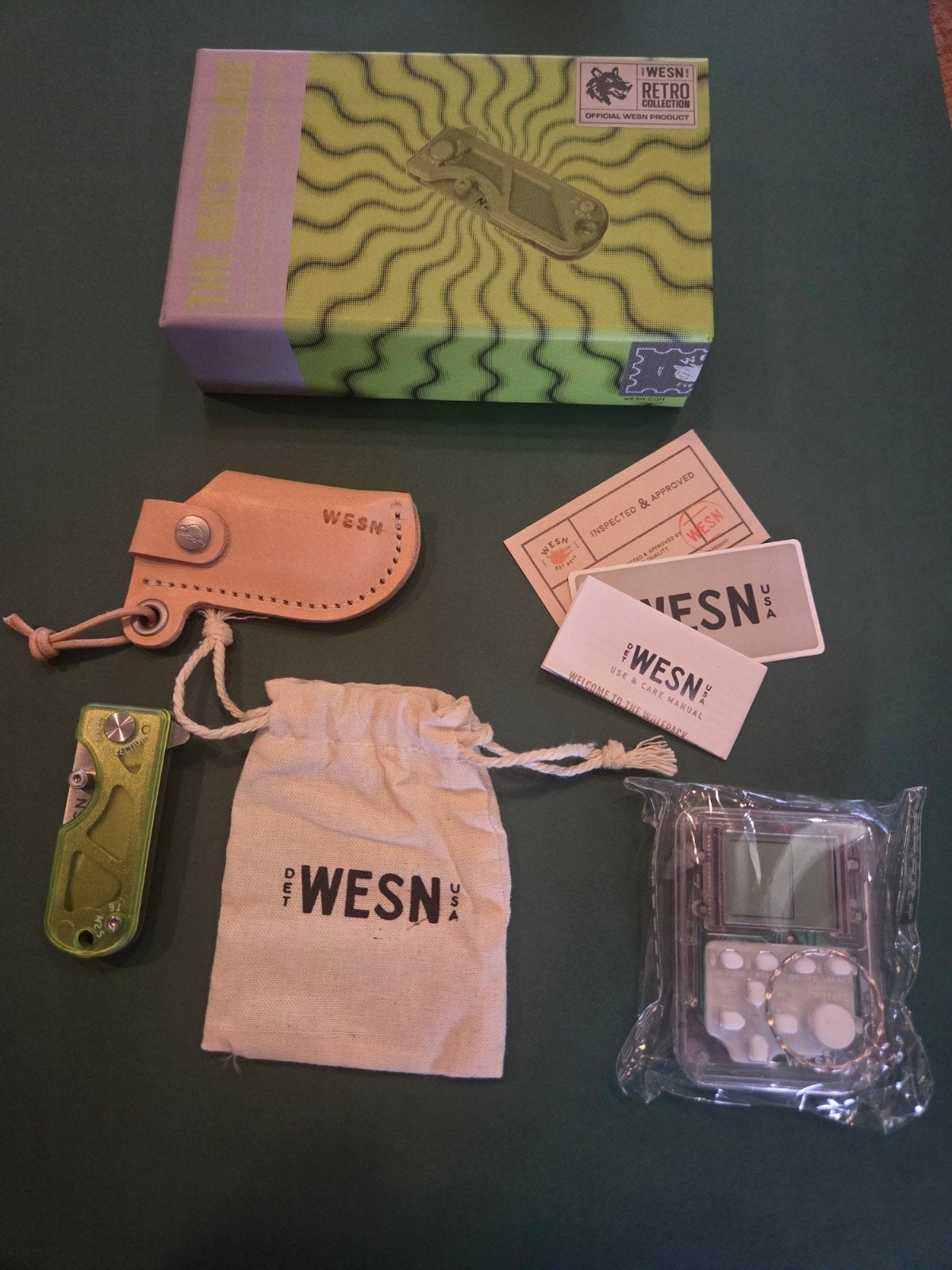 Wesn voltage Green Microblade Retro Colletion, Ophalen, Nieuw