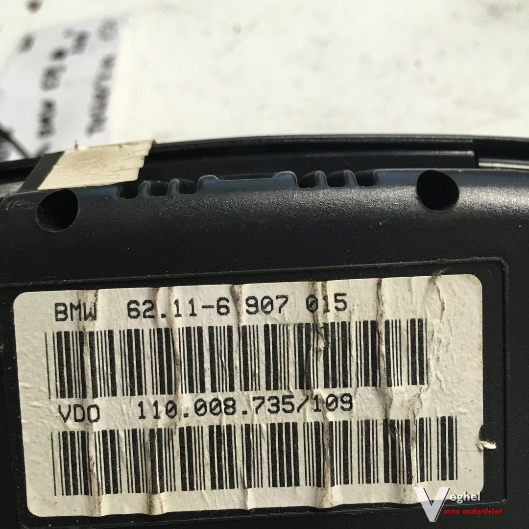 BMW E39 2.0 Benzine 2001 1900188   Km Tellerklok 62.11- 6190, Gebruikt, -, -, Ophalen of Verzenden