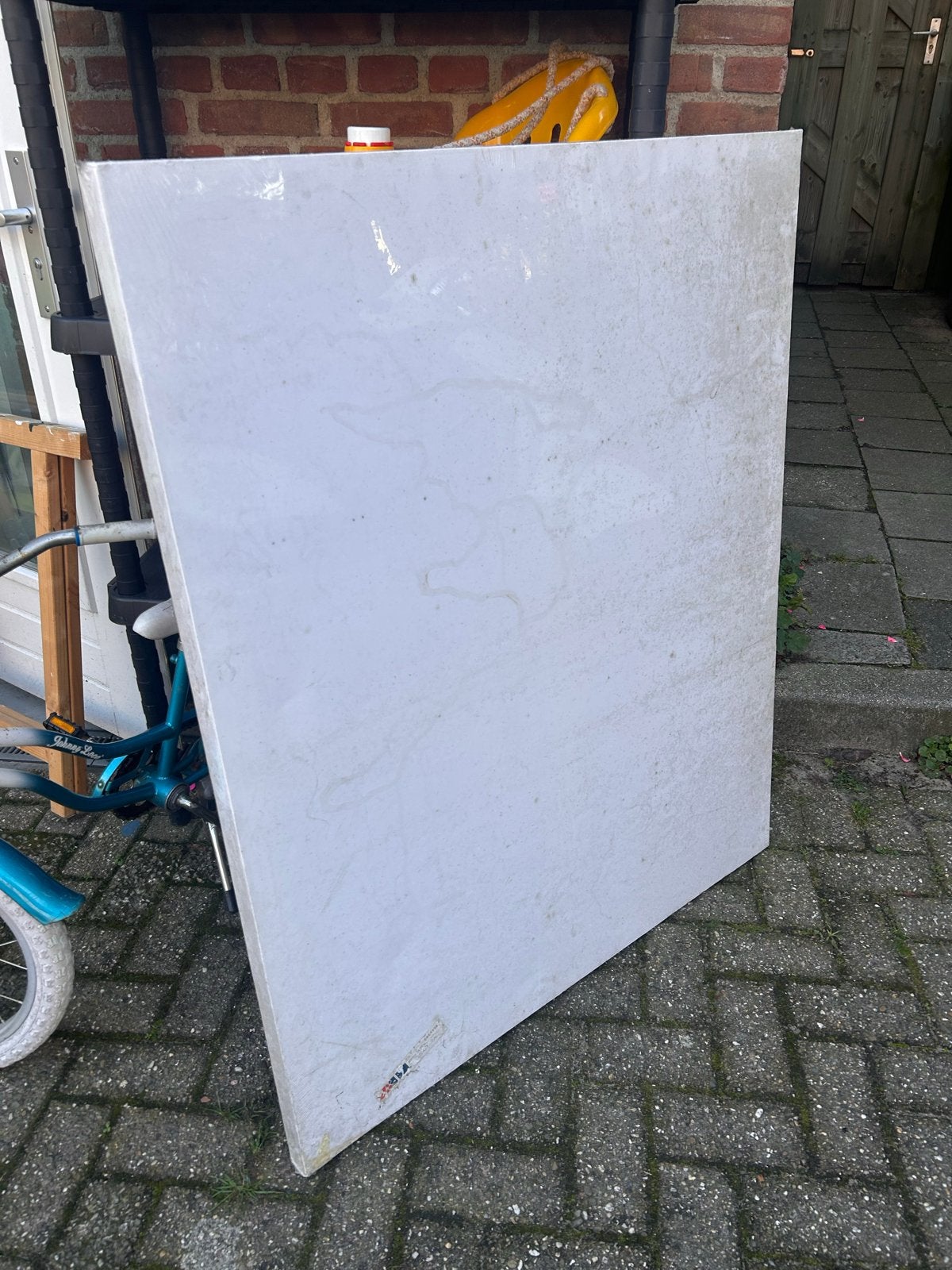 Groot canvas schildersdoek 100x120 cm -nieuw in plastic, Ophalen, Gebruikt, ., Overige typen