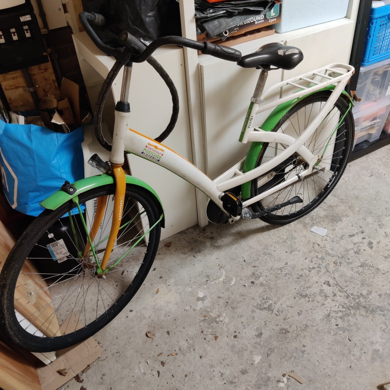 Postcode Loterij fiets, Overige merken, Terugtraprem, Ophalen of Verzenden, 53 tot 56 cm