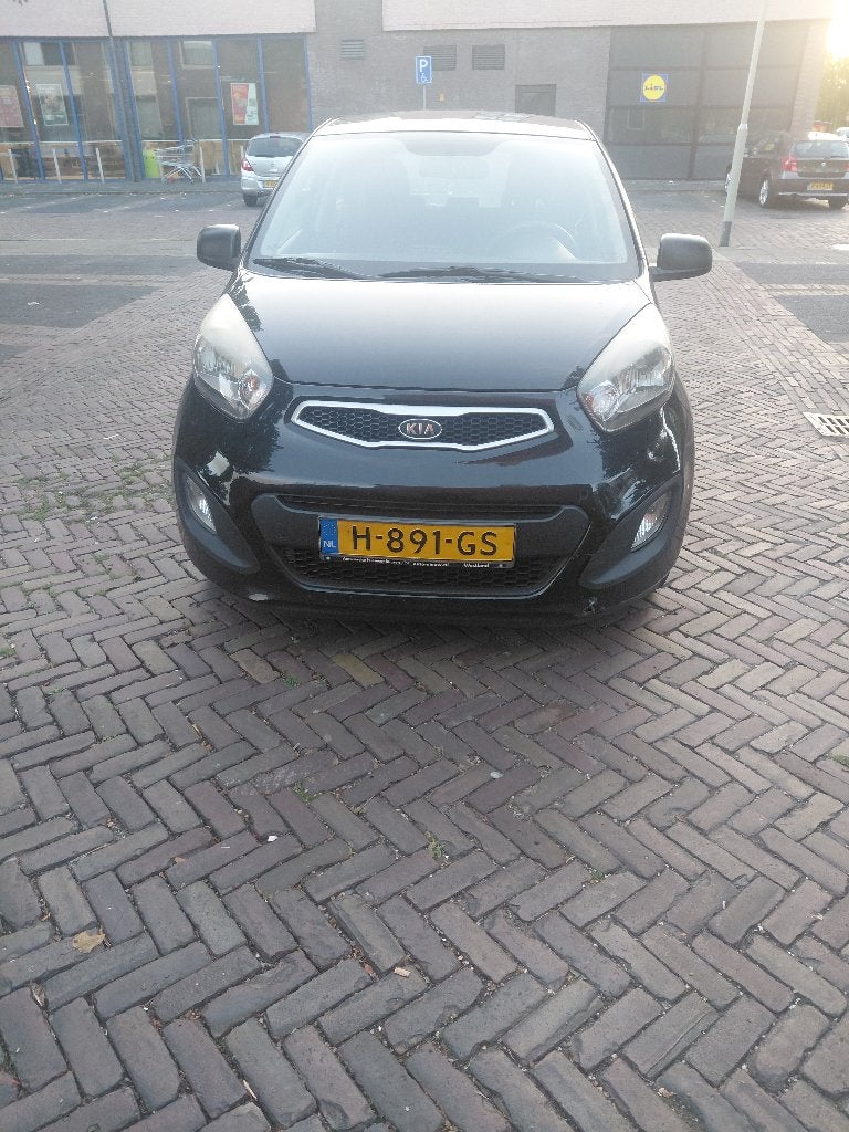 Kia Picanto 1.0 Cvvt 5-DRS 2011 Zwart, Voorwielaandrijving, Stof, Zwart, 400 kg