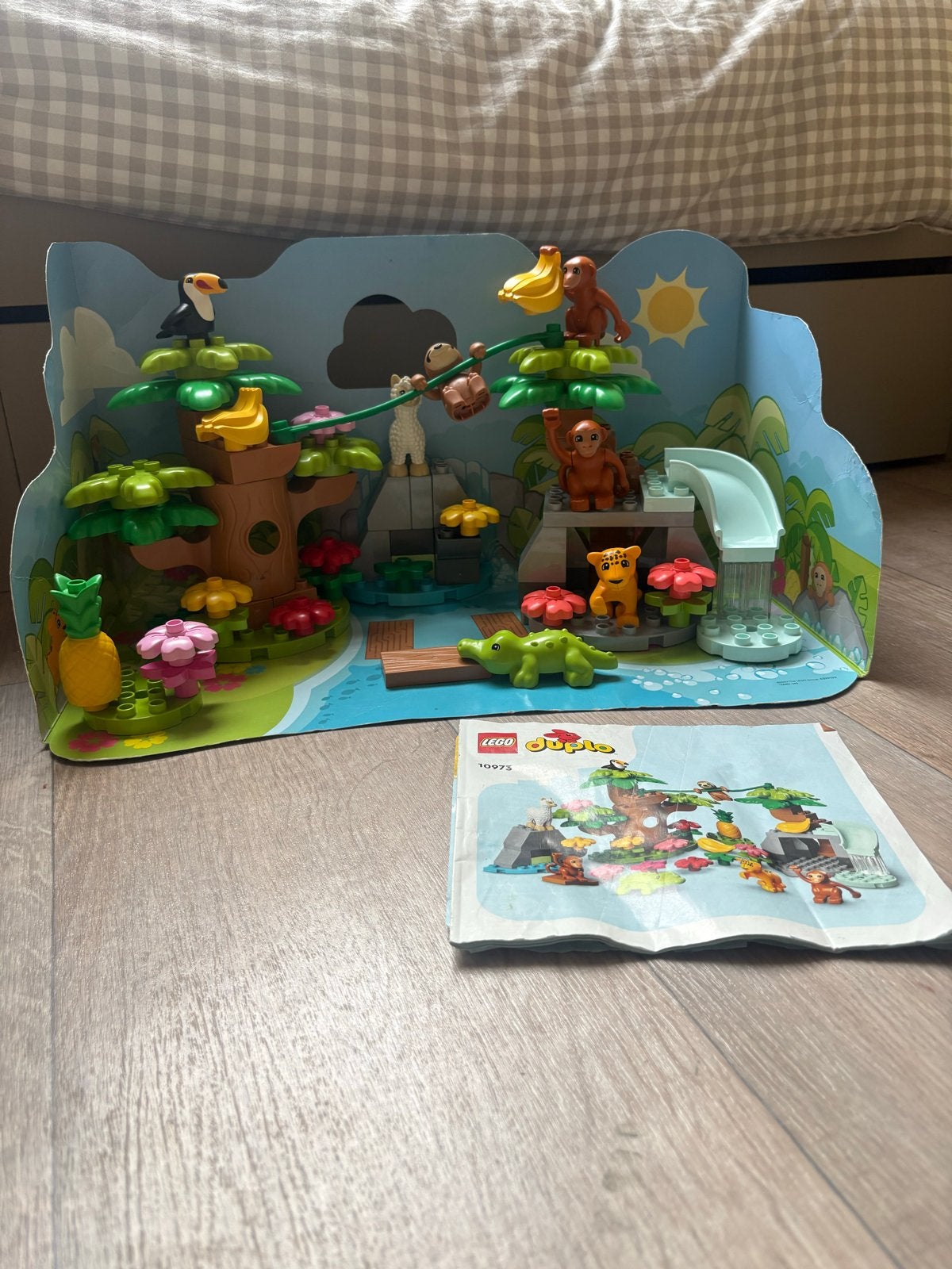 Lego Duplo 10973 Wilde Dieren uit Zuid Amerika, Overige thema's, Ophalen of Verzenden, Zo goed als nieuw, Compleet