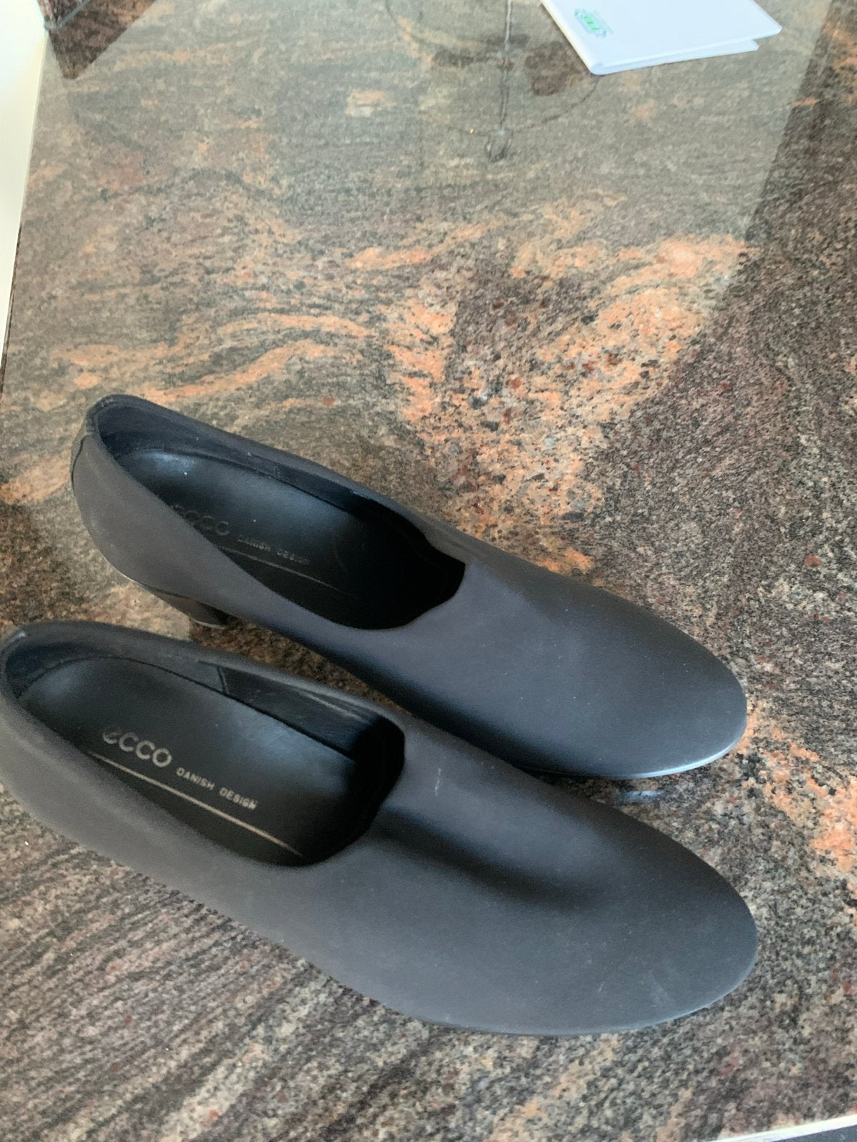 ECCO Danish Design zwarte instappers, Ophalen, Nieuw, Zwart, Instappers